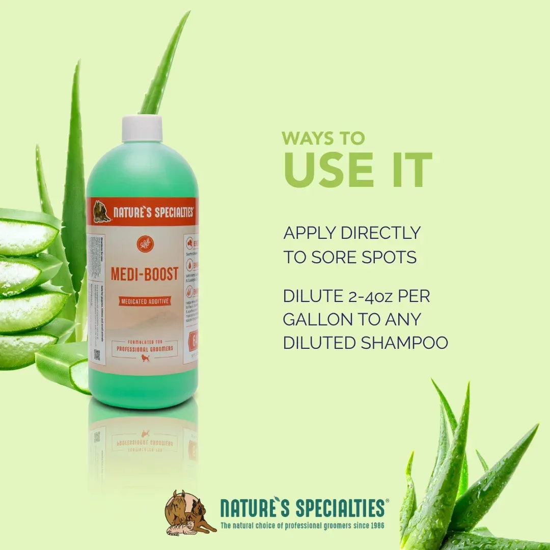 Medi-Boost Medicated Additive Shampoo Booster 32oz by Nature's Specialties - Image 2