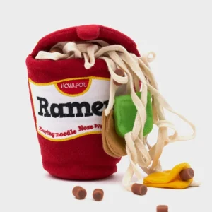 Ramen Noodle Nosework Dog Toy