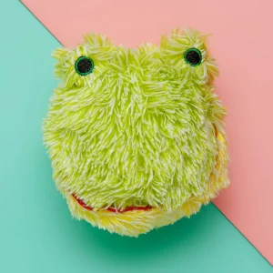EZ Squeaky Frog Ball Toy