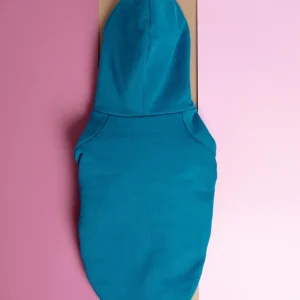 Dog Hoodie in Teal (CLEARANCE)