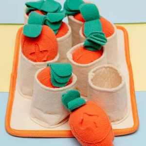 Carrot Patch Snuffle Feeding Toy for Dogs & Cats