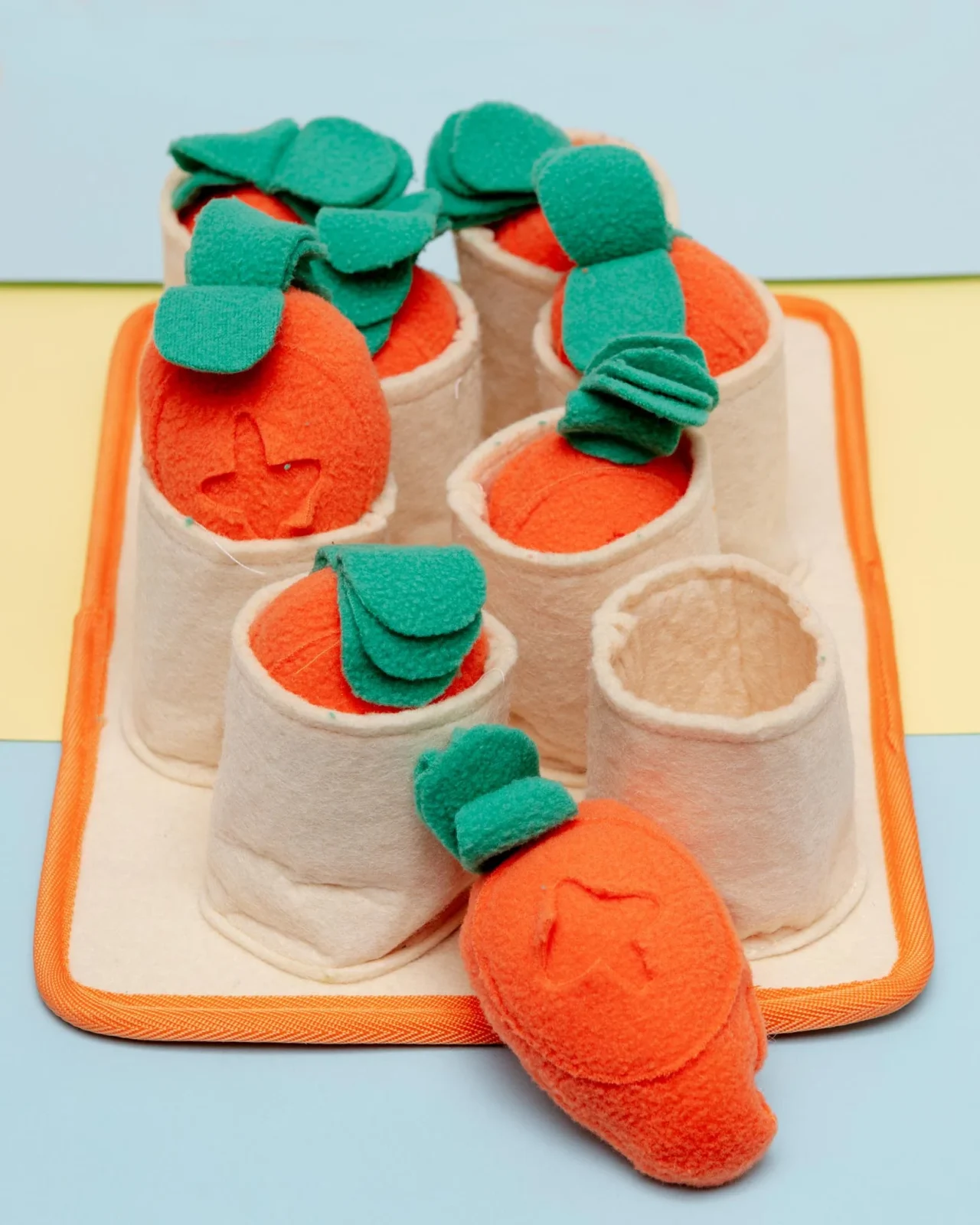 Carrot Patch Snuffle Feeding Toy for Dogs & Cats