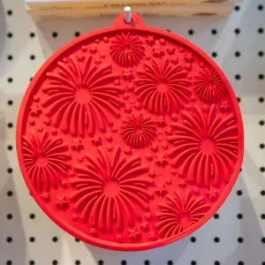 Fireworks Enrichment Lick Mat for Dogs (Made in the USA) (FINAL SALE)