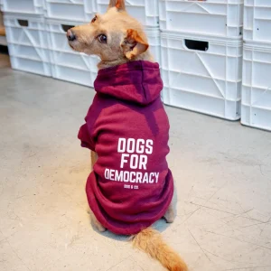 *Dogs for Democracy* Graphic Dog Hoodie (Proceeds Benefit the ACLU)