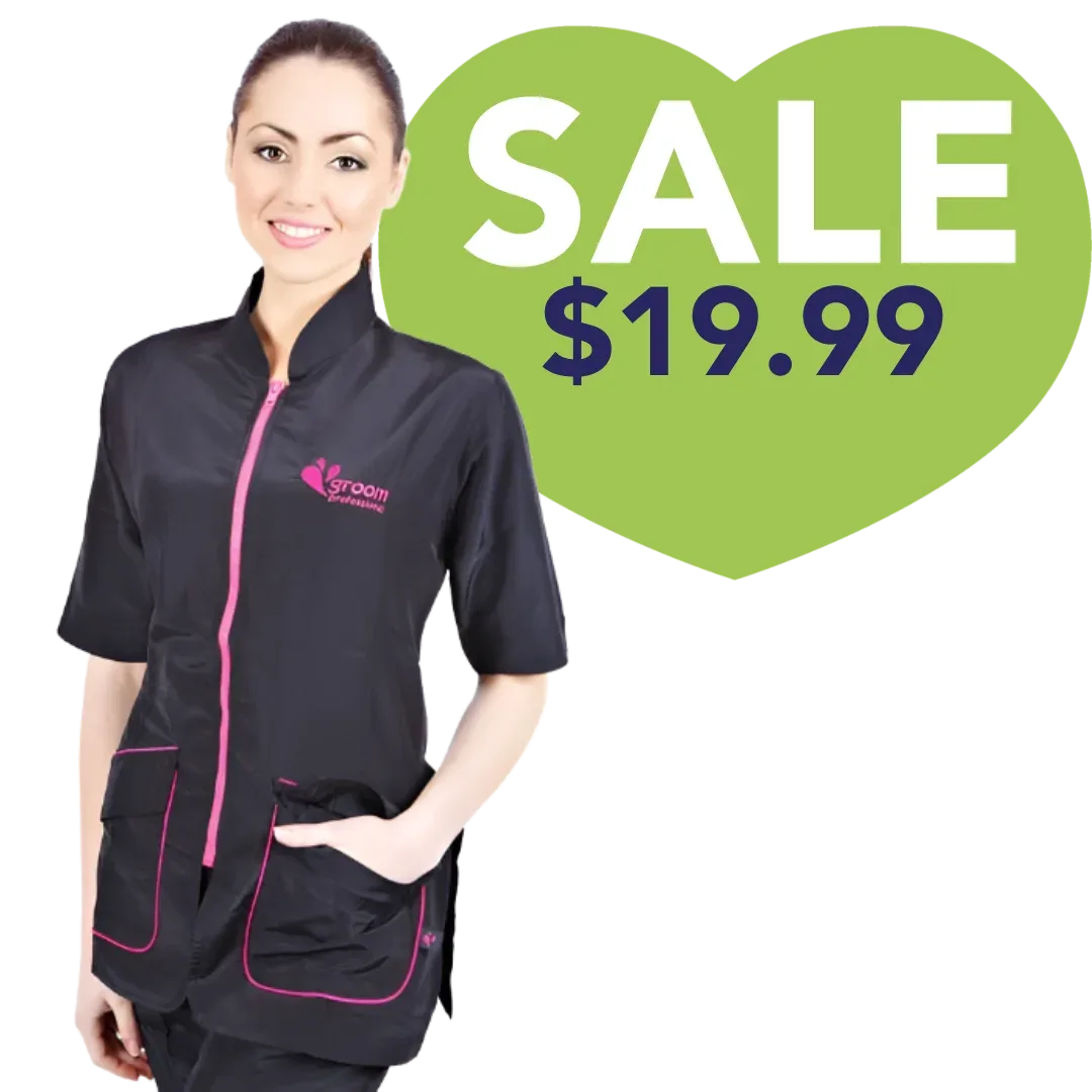 Pink Milano Grooming Jacket by Groom Professional
