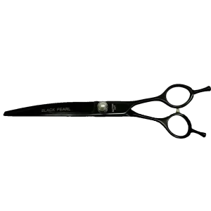 Black Pearl 8" Curved Even Handle Shear by Geib
