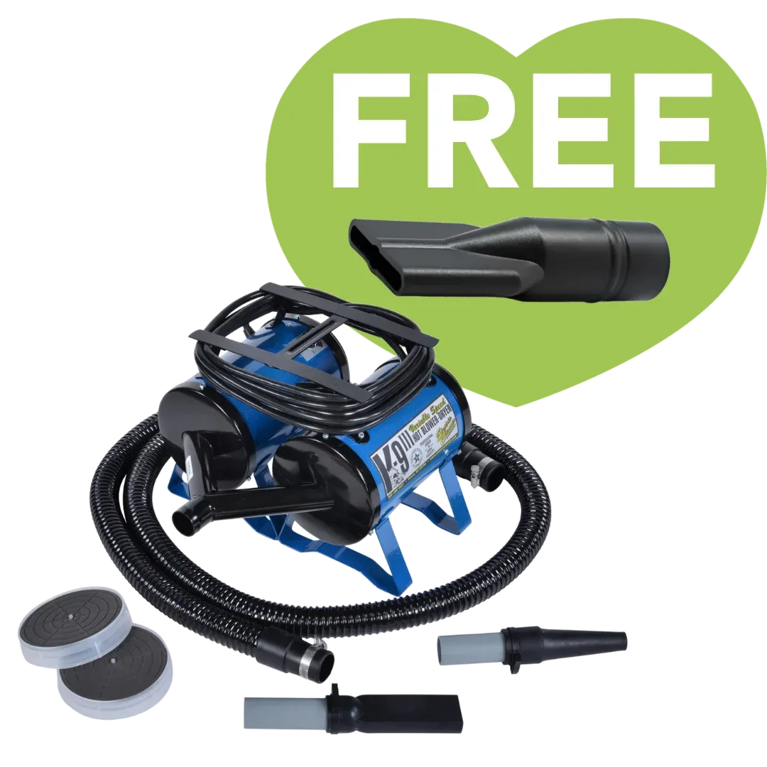 K9 III Blow Dryer Variable Speed with Free Water Peeler Attachment by Electric Cleaner