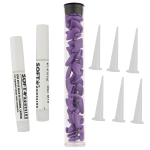 Purple Feline Large Nail Caps by Soft Claws