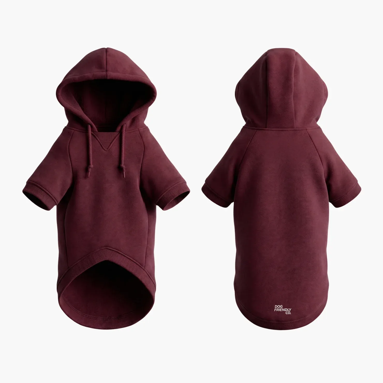 Signature Dog Hoodies - Maroon - Image 2