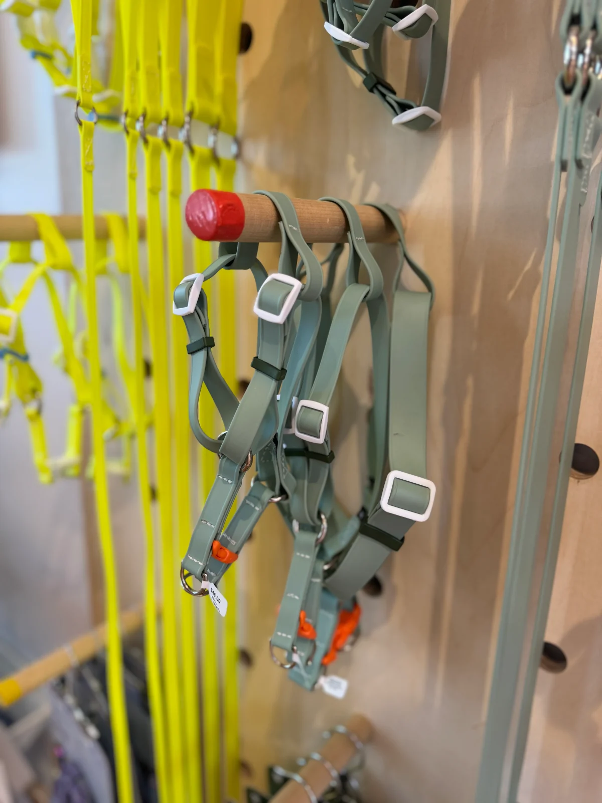 A Walk in the Park Waterproof Dog Harness in Sage Green (Made in the USA) - Image 2