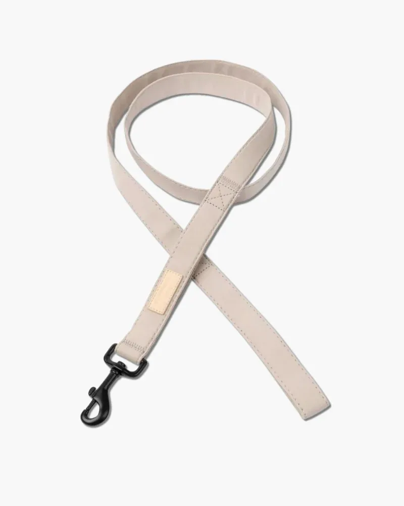 Soft Fabric Dog Leash (with Traffic Loop) in Sandstone, Myrtle Green or Soft Blush