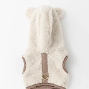 Fuzzy Bear Hoodie Dog Harness (FINAL SALE)