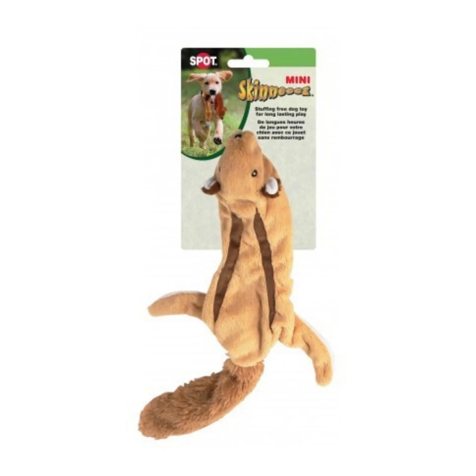Spot Skinneeez Forest Series Dog Toy Flying Squirrel Mini