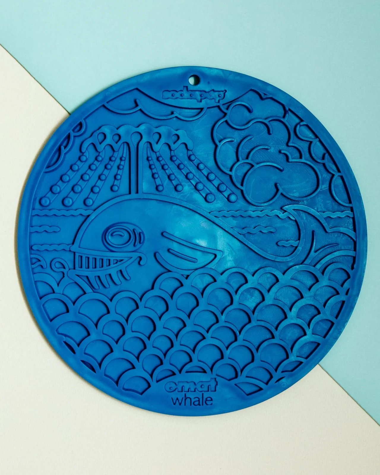 Whale Dog Lick Mat With Suction Cups (Made in the USA) (FINAL SALE)