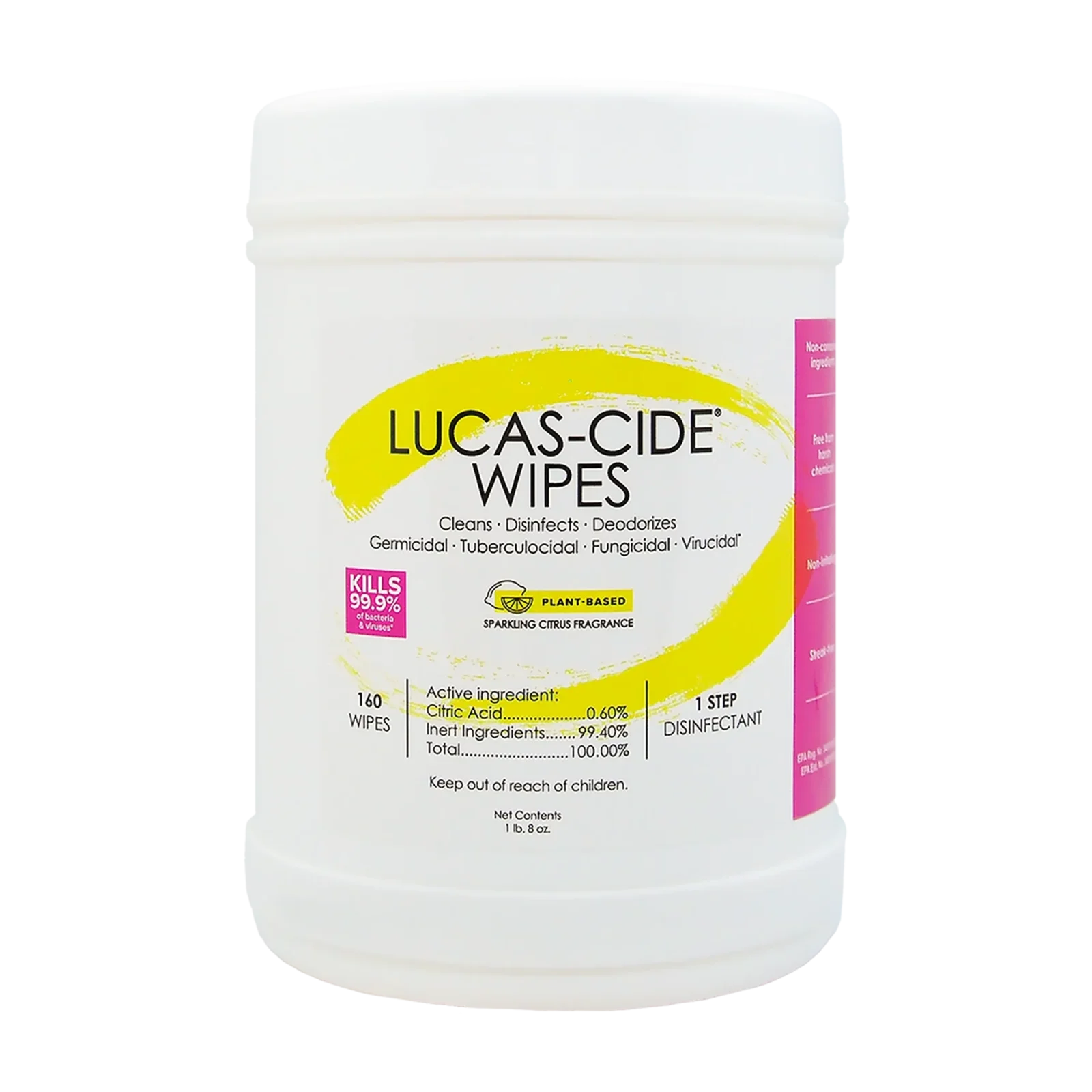 Wipes 160ct by Lucas-Cide