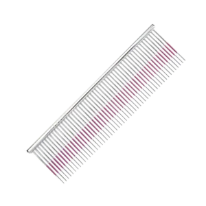 5" Wide Pink Line Comb by Utsumi