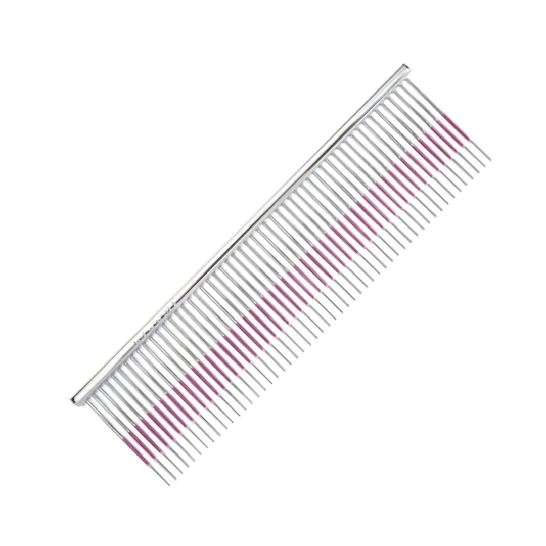 5" Wide Pink Line Comb by Utsumi