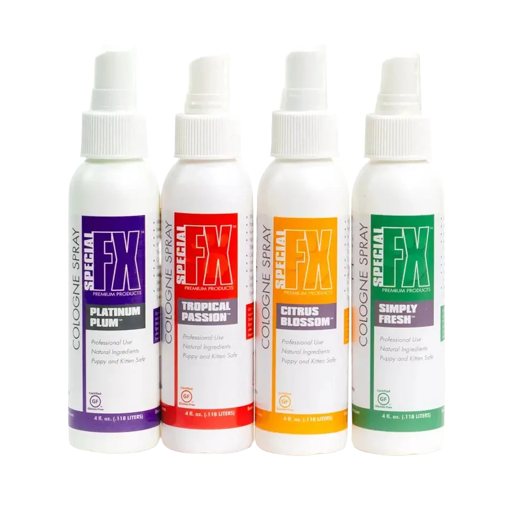 Set of 4 Colognes 4oz by Special FX