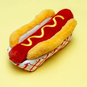 Hot Dog Interactive Snuffle Dog Toy