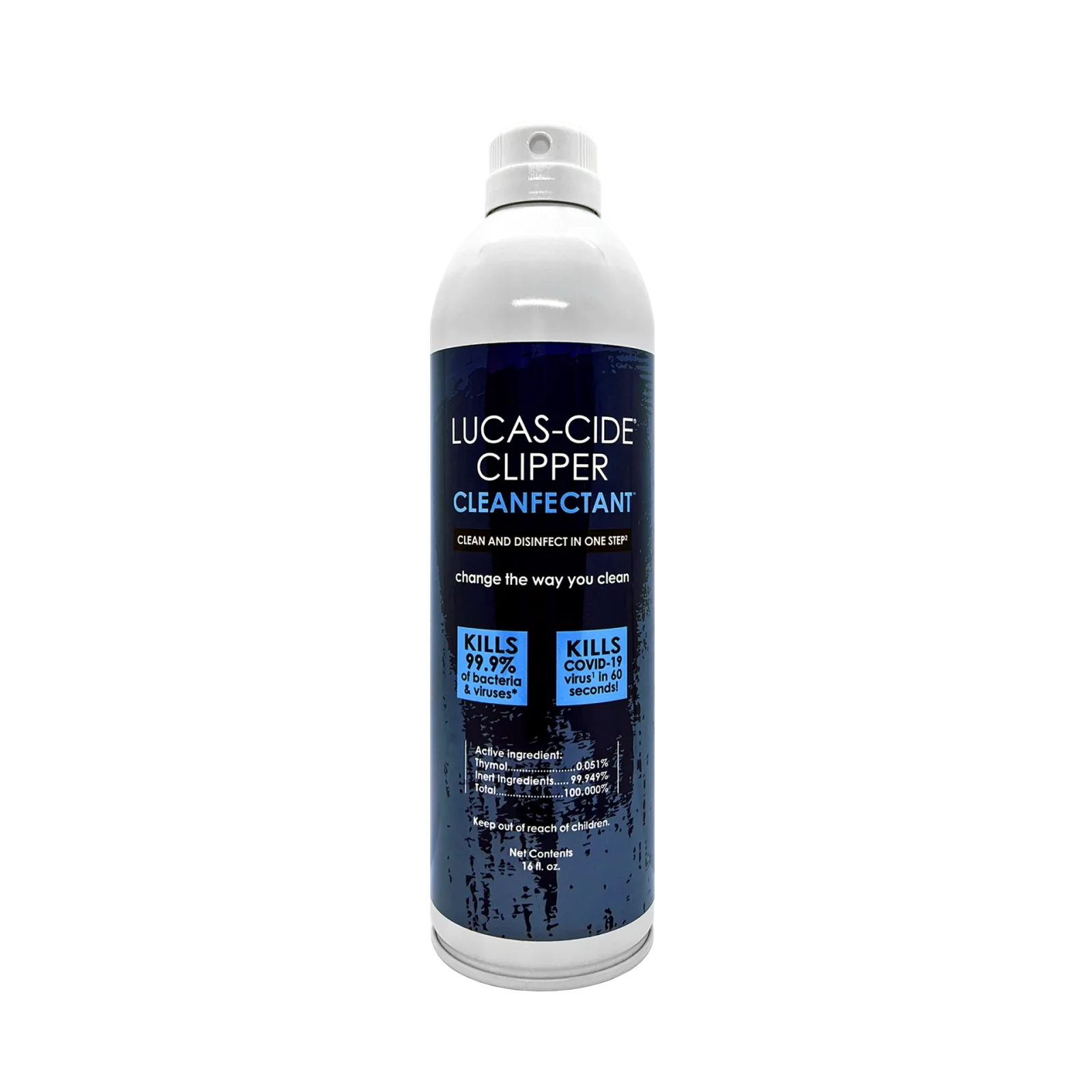 Clipper Cleanfectant 16oz by Lucas-Cide