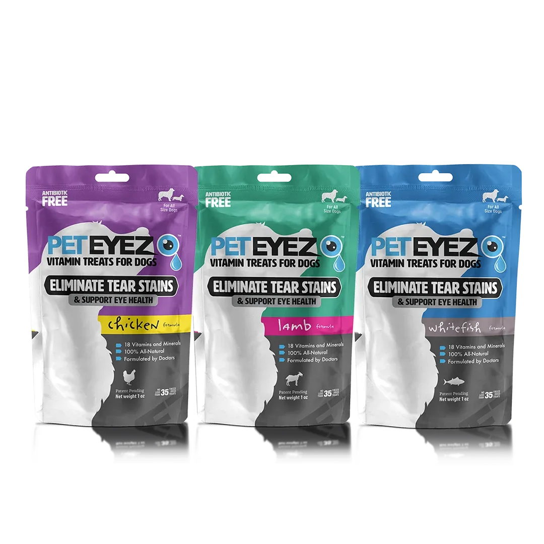 Chicken, Lamb and Whitefish Dog Treats Bundle by Pet Eyez - Image 2