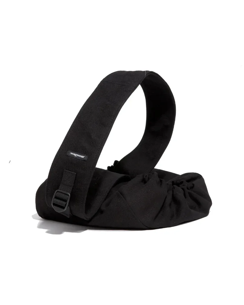 Messenger Dog Pouch Carrier in Black (Made in the USA) - Image 2
