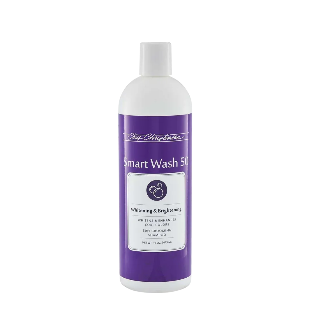 Smart Wash50 Whitening & Brightening Grooming Shampoo 16oz by Chris Christensen