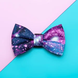 Dog Bow Tie in Galaxy (FINAL SALE)