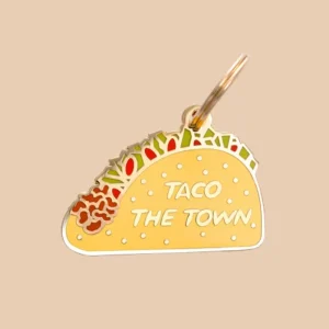 Taco The Town ID Tag (Custom/Drop-Ship)