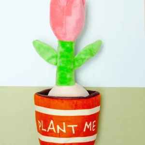 Potted Tulip 2-in-1 Squeaky Dog Toy