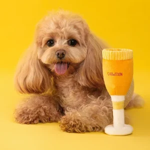 Pawsecco Squeaky Dog Toy