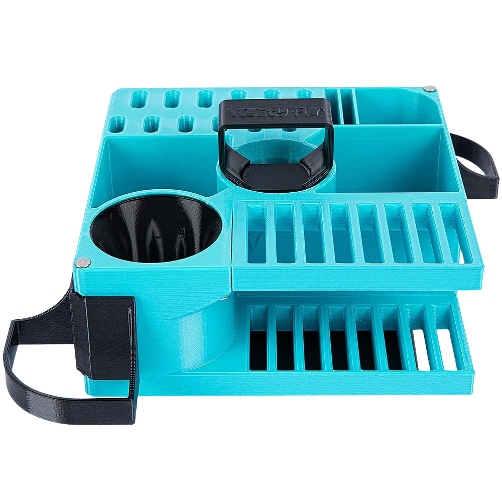 Mini Cube Tool Caddy Cyan by Vanity Fur