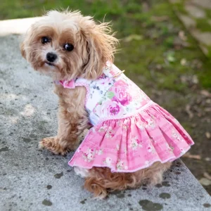 Rosie Keepsake Dog Harness Dress (Made int he USA)