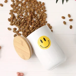 Let's Get Happy Smiley Face Treat Jar