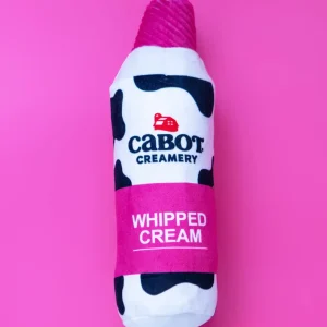 P.L.A.Y. X Cabot Creamery Woofed Cream Can Squeaker Squeaky Dog Toy