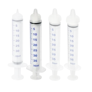 Small Threaded Syringe Nipple Feeders, 10ml (2-Pack) by Puppywarmer