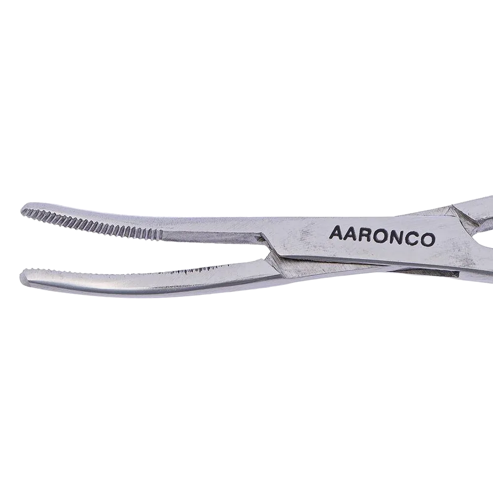 5.5" Curved Hairmostat Ear Hair Puller and Tick Remover Black 703C by Aaronco - Image 2