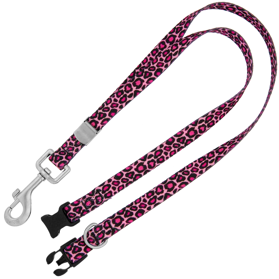 24" Polyester Loop Pink Leopard by Groom Loop