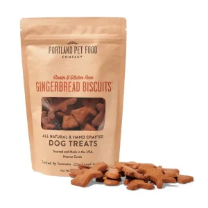 Gingerbread Dog Biscuits Treats (Grain & Gluten Free)