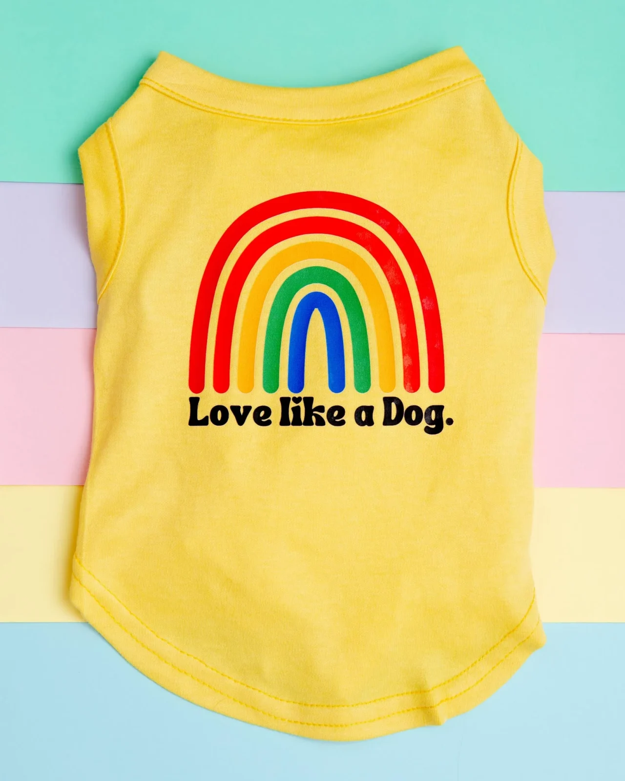 Love Like a Dog Rainbow Tank Top (CLEARANCE)