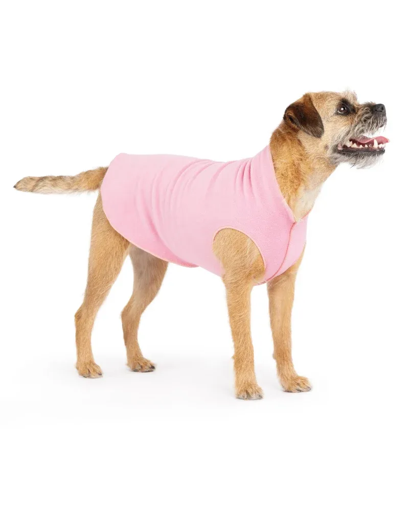 Stretch Fleece Pullover in Rose Pink - Image 2