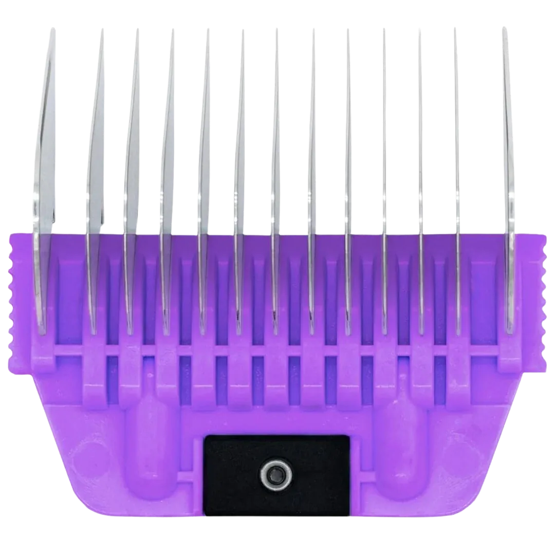 A Series Wide 6mm 1/4" Metal Comb by Joyzze