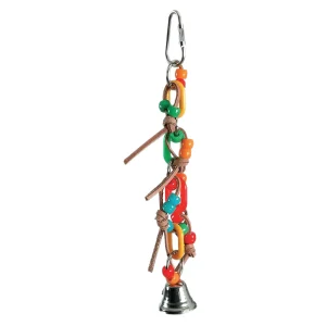 All Living Things® Chain Dangler Bird Toy - Preening Bird Toy for Small Pet Birds