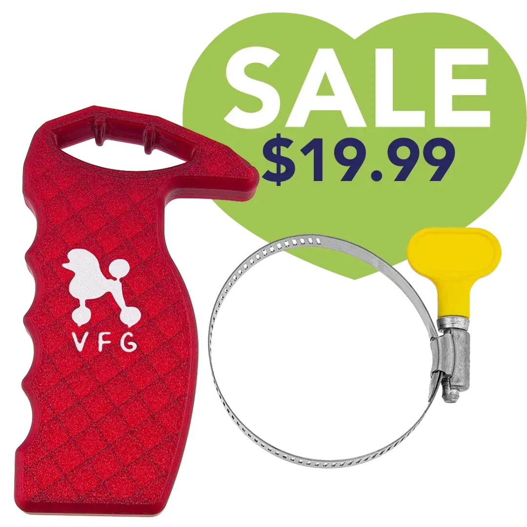 Furm Grip Dryer Handle Jolly Red by Vanity Fur