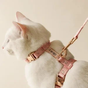 Meadow Matching Cat Harness & Leash Set