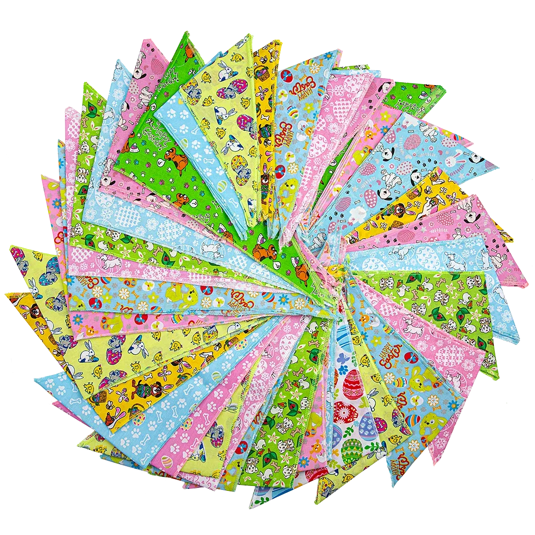 Easter Bandanas - 60 Assorted Sizes and Patterns by Bandanas Unlimited - Image 2