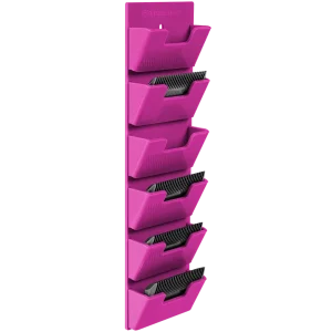 Wall Wide 6 Blades Holder Hot Pink by PetStore.Direct
