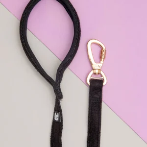 Aquafleece Water Repellant Dog Leash in Black (FINAL SALE)