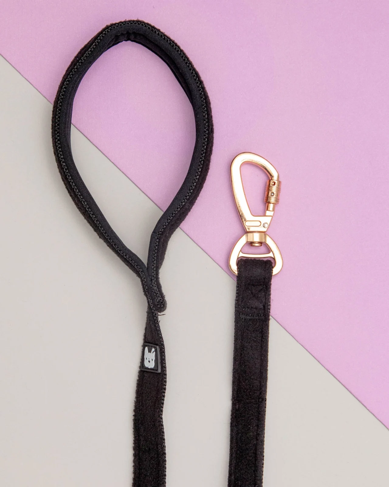 Aquafleece Water Repellant Dog Leash in Black (FINAL SALE)