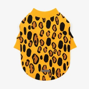Animal Print Dog Sweatshirt in Yellow (FINAL SALE)